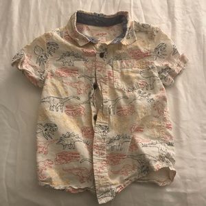 Dinosaur Button Down